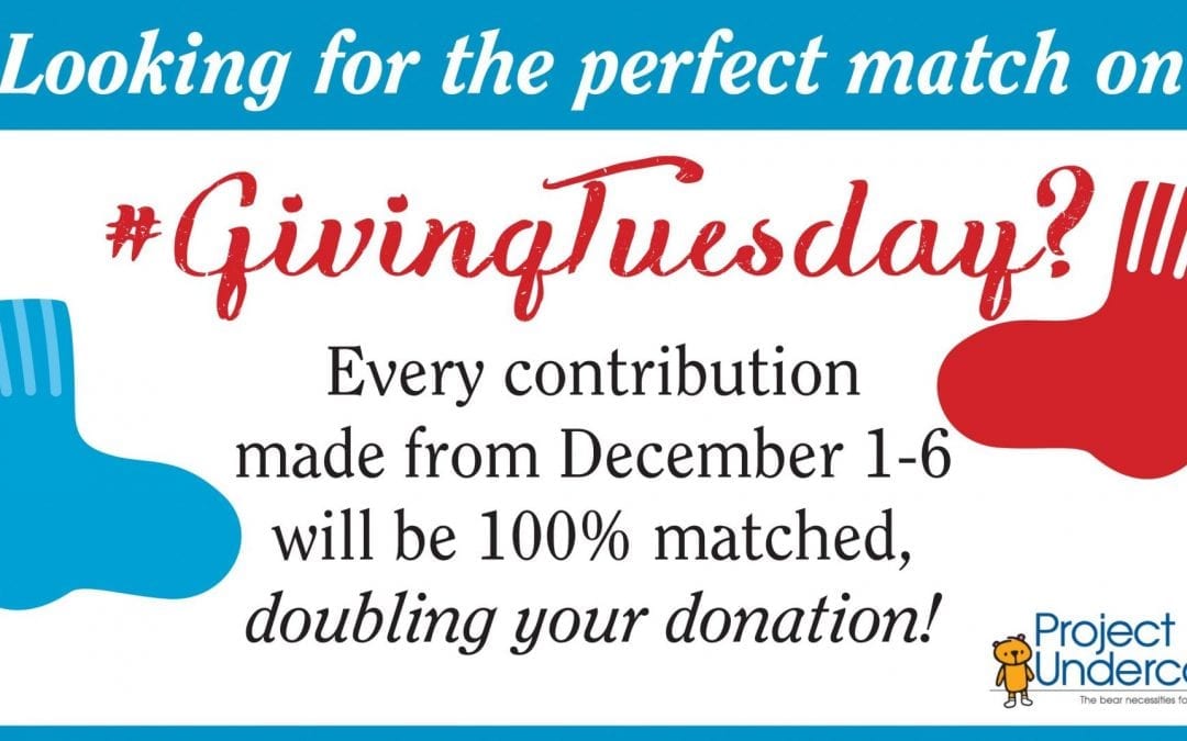Our #GivingTuesday Donation Match Continues Through Sun., Dec. 6!