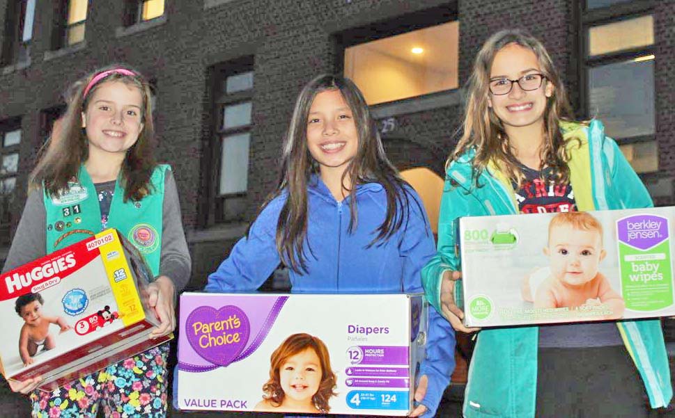 Southgansett Girl Scouts Collect Over 13,000 Items for Project Undercover